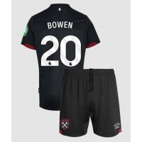 Stroje piłkarskie West Ham United Jarrod Bowen #20 Koszulka Wyjazdowej dla dzieci 2024-25 Krótki Rękaw (+ szorty)